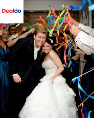 100 Pieces Multi-Color Ribbon Wands Streamers Sticks with Gold Bell, Chromatic S