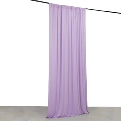 5 ft x 10 ft LAVENDER 4-Way Stretch Spandex Divider Backdrop Curtain Wedding