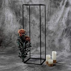 Balsa Circle 2 pcs 40-Inch tall Black Matte Metal Geometric 40″,