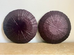 Set Of 8 Purple Reef Charger Plates 9” Round – Wedding & Event