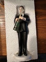 Weddingstar Victorious Groom w/ Champagne Bottle Figurine Wedding Cake Topper