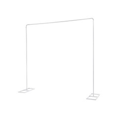 Metal Balloon Stand with 2 Flower Racks Wedding Stand 2*2m Backdrop Decoration