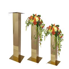 Elevate Your Event: Luxury Stainless Steel Rust-Proof finish Gold or Silver