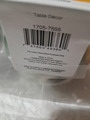Jo Ann Place & Time Collection NIP Picnic Weather 3 Ceramic Ball Table Decor