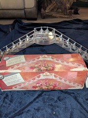 Wilton Wedding 3pc Crystal-Look Bridge & Stairway Set Cake Topper Clear Tier G43