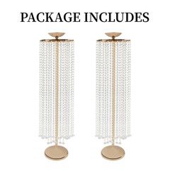 Party Crystall Vase Flower Table Stand Centerpieces For Party Wedding Supplies