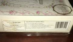 2002 Design Focus Wedding Photo Album Holds 200 – 4 x 6 Photos