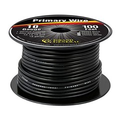 Grand General 55263 Primary Wire 100ft Roll with Spool (for 100 feet Black