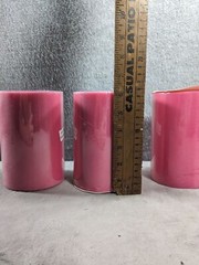 Lot Of 3 Tulle 6” X 100 Yards Each Fabric Roll Pink Nylon Tulle Spool