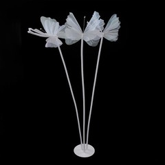 6 Head Butterfly Decoration with Standing Base Artificial Decoration Butterflies