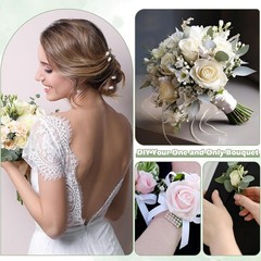 DIY Floral Arrangement Kit – Boutonniere Pins, Wires & Elegant Ribbon Included