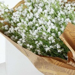 12 White 22″ Silk BABY BREATH FLOWERS STEMS Wedding Flowers Bouquets SALE