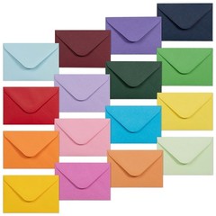 Gift Card Envelopes – 160-Count Mini Envelopes, 4 x 2.7 Inches, 16 Colors