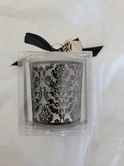 Wedding Favors or Shower Favors Black and White Candle Holders