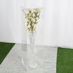 CLEAR 40″ Acrylic DISPLAY BOX Centerpiece Floor Standing Wedding Decorations