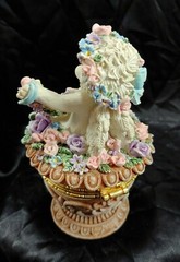 (2000) DREAMSICLES «Full Blossom» 11729 4 1/2″ hinged trinket box resin