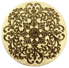 Lacy Mandala Wax Seal Stamp head, 1.2″ diameter, Pretty Design!