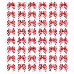 80Pcs Mini Gingham Ribbon Bow 1″ Checkered Ribbon Bows DIY Red and White