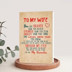 Beixian To My Wife Birthday Card, Happy Birthday Card for Wife, Funny Birthda…