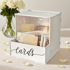 Elegant Lockable Card Box Wedding Reception Party Gift Box Decoration