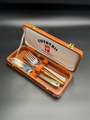 24k Gold Wedding Cake Server Set Personalized Name Knife & Fork Premium Gift Box