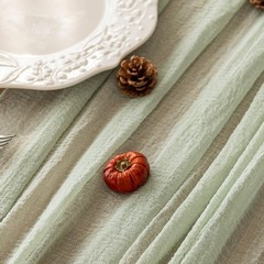 Keketoarrange Sage Green Table Runner 35″x120″(Pack of 1),