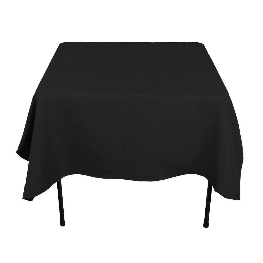 10 Square Tablecloths 72″x72″ Made USA 100% Polyester Table Overlay 23 Colors