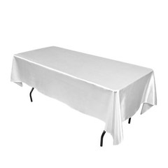15 Pack 60″ X 126″ Banquet Satin Tablecloths 30 Colors Rectangle Made in USA