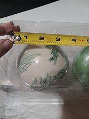 Jo Ann Place & Time Collection NIP Picnic Weather 3 Ceramic Ball Table Decor