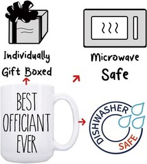 Memorable Thank You Mug for Officiants – Dishwasher Safe & Durable Design