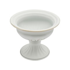 10 Pack Metal Vase Small Table Decor White Gold Wedding Centerpiece Flower Vase