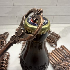 90 Copper Heart Key Bottle Openers Wedding Favors Bulk Party Gifts Vintage Style