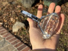 HUGE -Wedding decoration crystal big diamond ring proposal ornaments party gifts