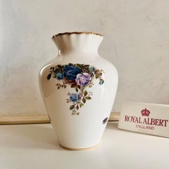 Royal Albert Moonlight Roses Porcelain Vase – Large English Floral China