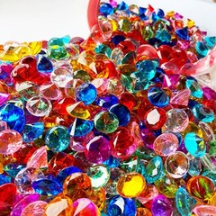 for acrylic Gems for Vase Filling Yellow Pirate Party Favors Stage Prop & Decor