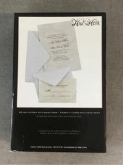 Studio His & Hers 50 Floral Wedding Invitations & 50 Reply Cards With Envelopes