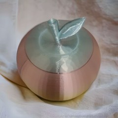 Apple, 3d print fruit, apple box, party favors, teacher appreciation gift