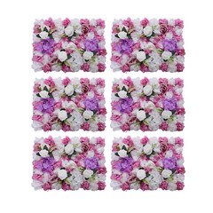 6 Pcs Artificial Hydrangea Flower Wall Panel For Wedding Party Backdrop 60X40CM