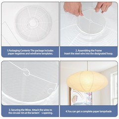 White Oval Paper Lantern Lampshade set of 2, 20″x10» Paper Lanterns Pendant …