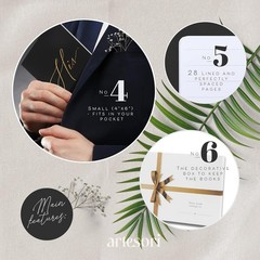 Classic White & Black Wedding Vow Books – 28 Pages, Perfect for Your Day