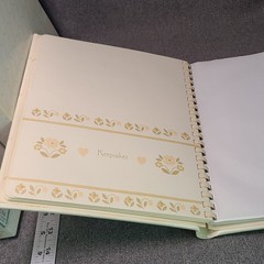 Vintage 1983 Hallmark Wedding Photo Album Embossed Doves, NIB Cream Colored