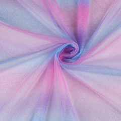 Rainbow Glitter Tulle Rolls Gradient Color for Table Runner Chair Tutu Skirt Sew