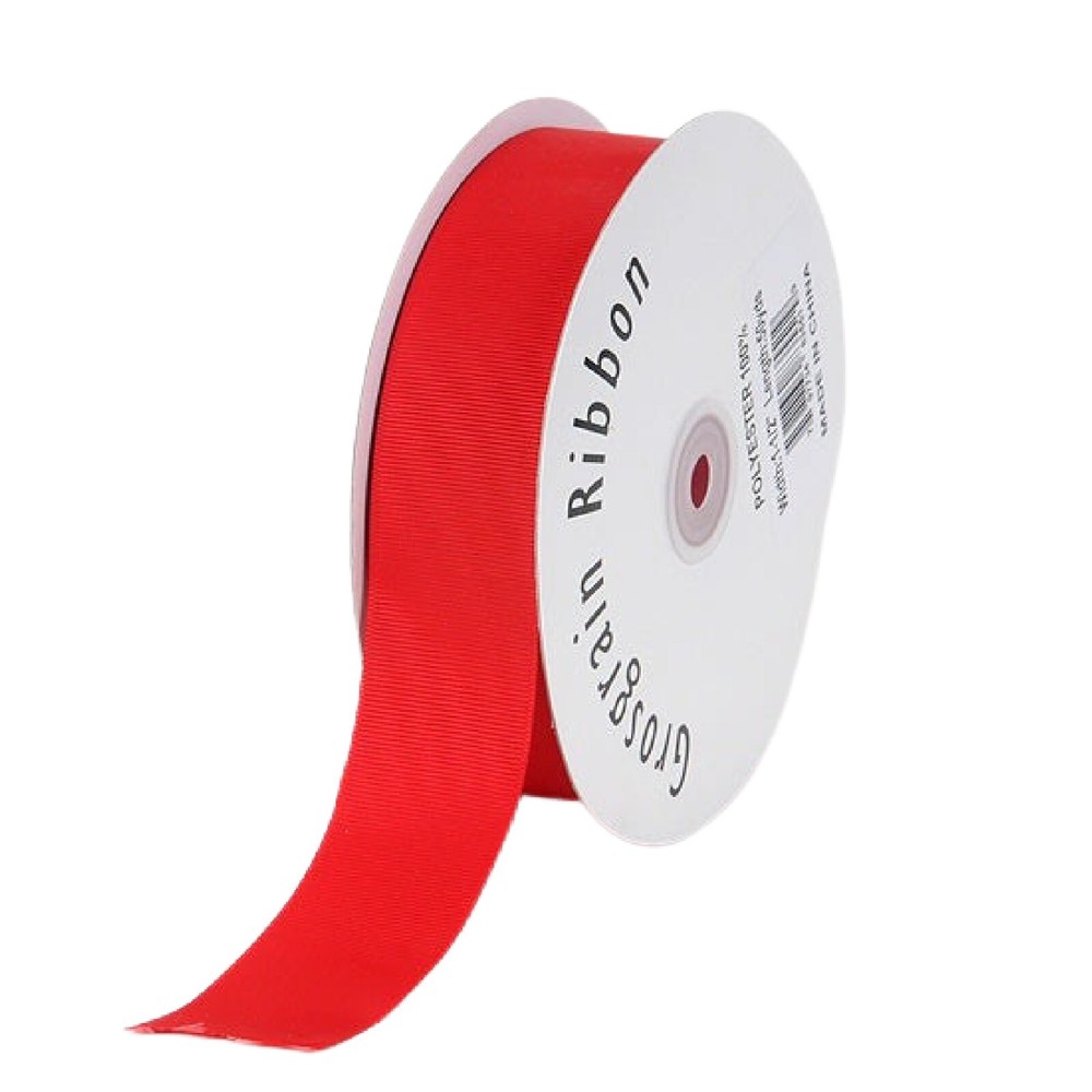 Red Grosgrain Ribbon, 7/8″ wide by 50 Yards