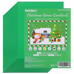 Uncle Paul 40 Sheets Christmas Green Letter Size [40 Sheets],