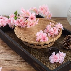4 PINK 40″ tall Bushes with Silk Cherry Blossoms Flowers Party Wedding Bouquets