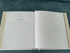 Vintage Hallmark White Our Wedding Keepsake Album Book Excellent New
