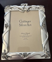 Vintage Godinger Silver Plated Satin Finish Wedding Album Holds 100 /4 X 6 – NEW