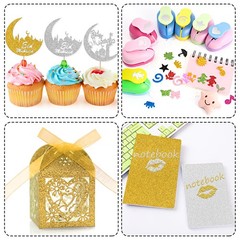 Twavang 15 Sheets Gold Glitter Cardstock Paper 12»x 12 x 12 inches, gold