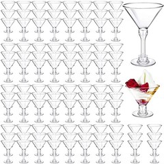 Mini 5 oz Plastic Martini Glasses – Disposable – Mini 100