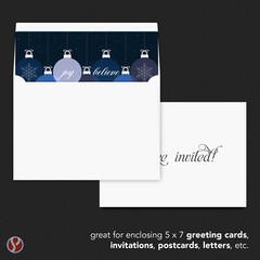 A7 Bright Color Square Flap Invitation Envelopes – 5 1/4 x 7 1/4″ – 50 Per Pack